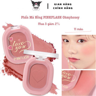  Bảng Phấn má hồng PINKFLASH trang điểm  KUROMI làm đẹp 11 màu