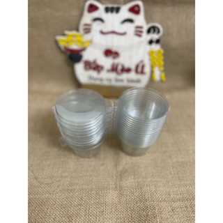 HỘP ĐỰNG PANNA COTTA, TOPPING NẮP LIỀN (set 50 cái)