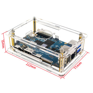 Vỏ mica cho Orange Pi 5