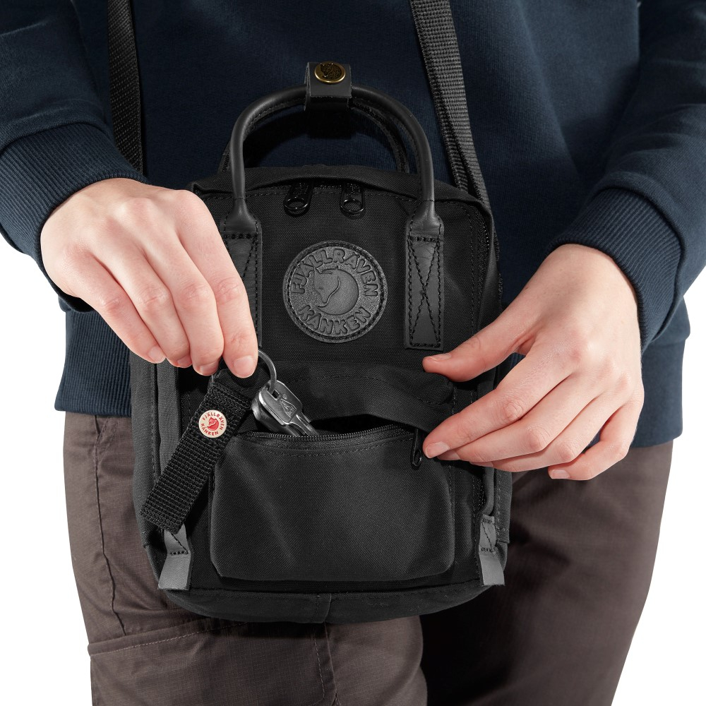 Túi đeo chéo Fjallraven Kanken No. 2 Black Sling Unisex Nam Nữ