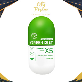 Thảo mộc giảm cân green diet slimming care x5, giảm cân khoa học, không mệt mỏi, không mất ngủ, không táo bón