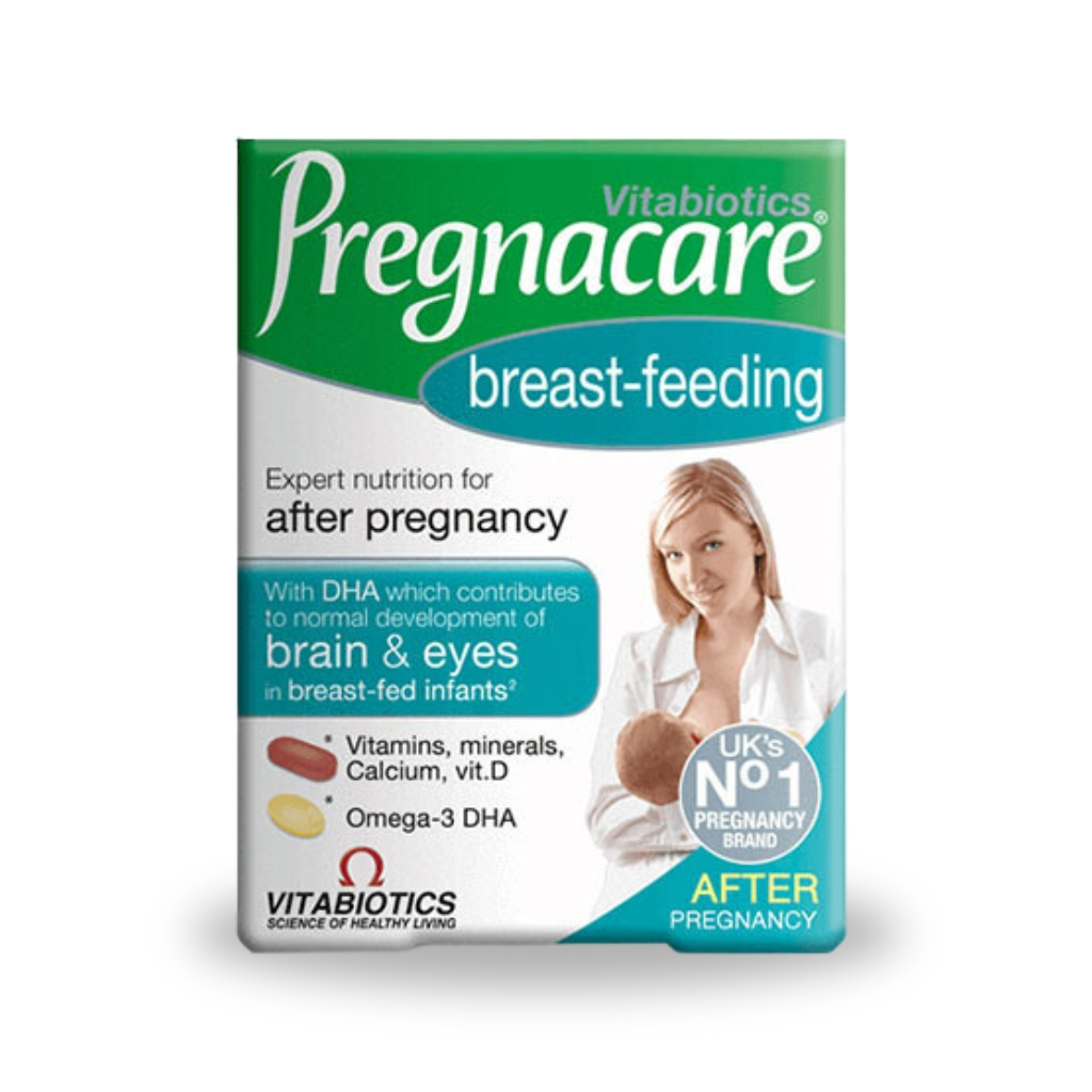 Pregnacare breast-feeding, vitamin bổ sung cho mẹ sau sinh, hộp 84v từ Anh quốc, bổ sung Sắt, DHA, Canxi,... - Mẹ Akay