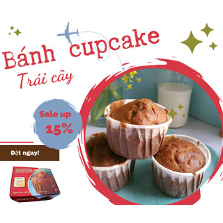 Cupcake Rau củ quả gồm Bột trộn sẵn, nguyên liệu và vật dụng làm bánh- Sén de Lavie
