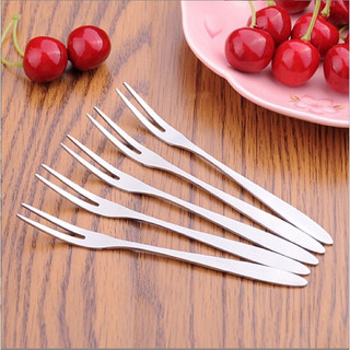 Dĩa inox ăn trái cây