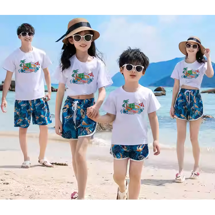 Áo Thun Cặp Đôi Gia Đình 3,4,5 Người Đi Chơi Du Lịch Biển, Không Quần, Travel - KTQN TSHIRT AND UNIFORM