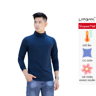 Áo Giữ Nhiệt Nam Cổ Cao LAROMA | Giữ Ấm - Siêu Co Dãn - Vải Thơm - Kháng Khuẩn