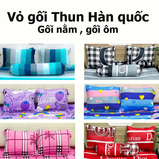 Vỏ gối ,bao gối nằm, ôm thun hàn quốc