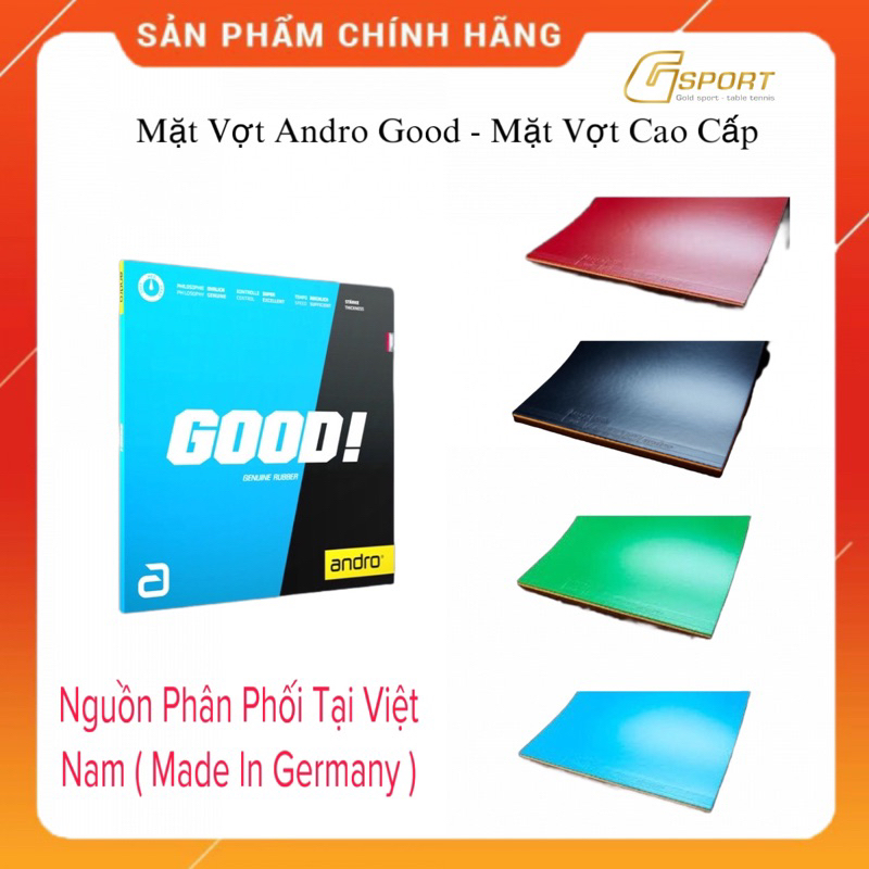Mặt Vợt Bóng Bàn Andro Good - Mặt Vợt Bóng Bàn Chuyên Nghiệp ( Tặng Kèm Viền Vợt )