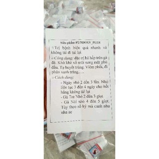 Nhỏ khò khè, sổ mũi cho gà