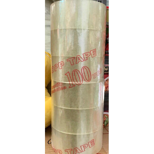 Lốc 6 cuộn băng keo 100yard