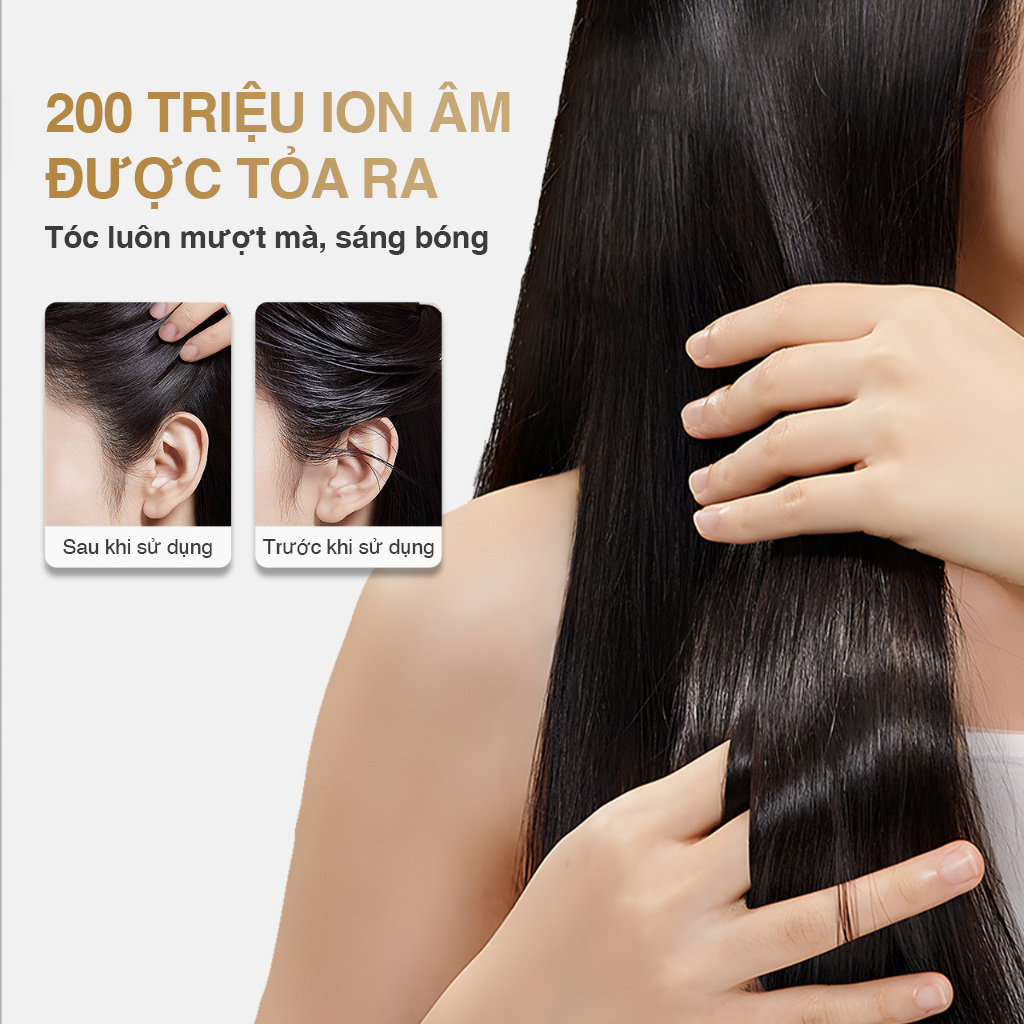 Máy sấy tóc ion âm tốc độ cao XingJia F1