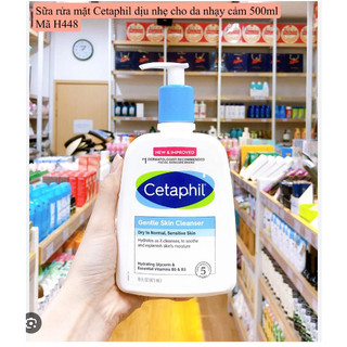 Sữa rửa mặt cetaphil dịu lành cho da nhạy cảm 500ml