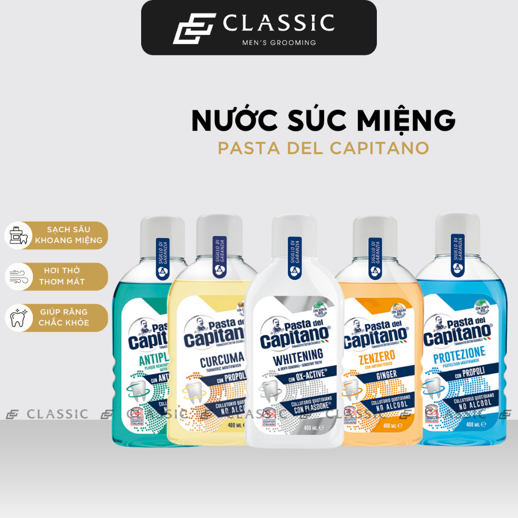 Nước Súc Miệng Pasta Del Capitano 400ml