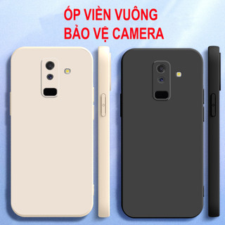 Ốp lưng Samsung J8 cạnh vuông, viền vuông, tpu dẻo mền mịn siêu bền