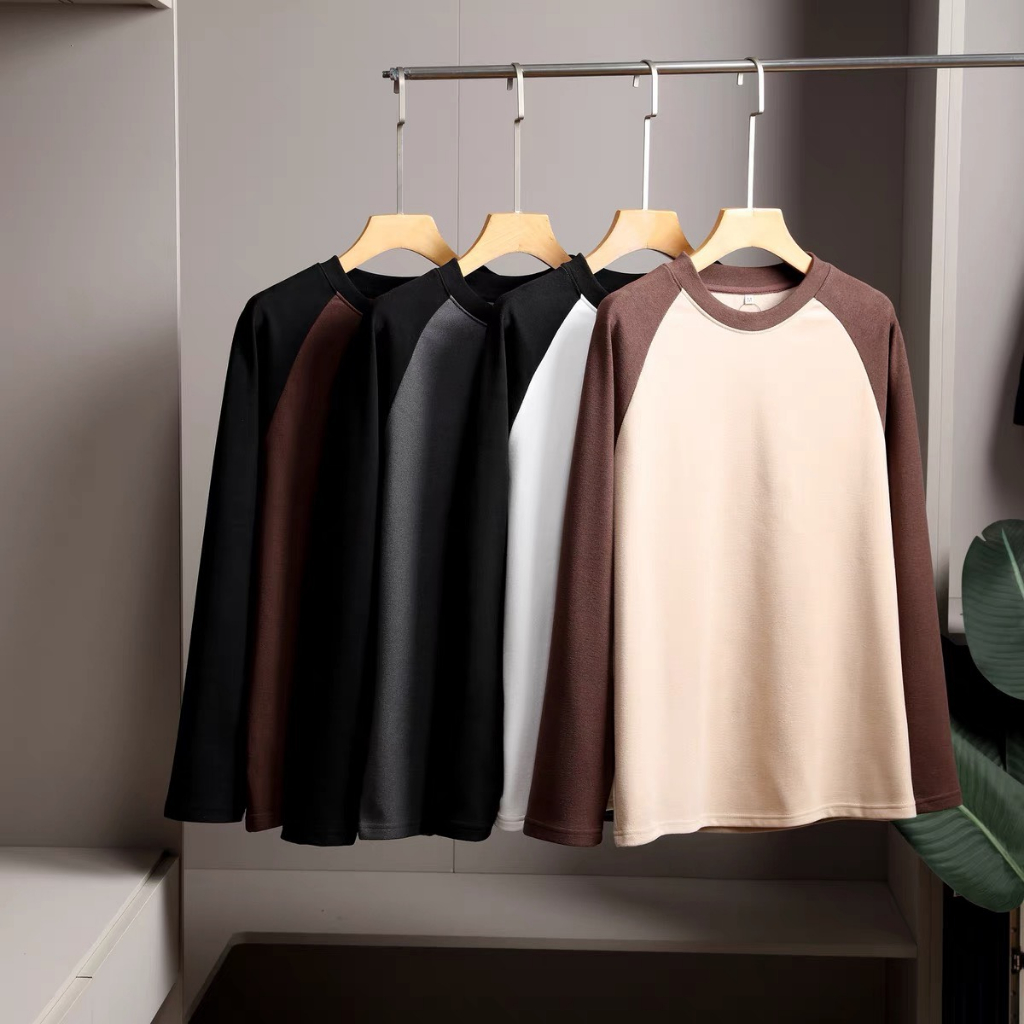 Áo thun Dài Tay unisex nam nữ đều mặc được chất cotton khô, Local brand by UzangShop. DTN 1996