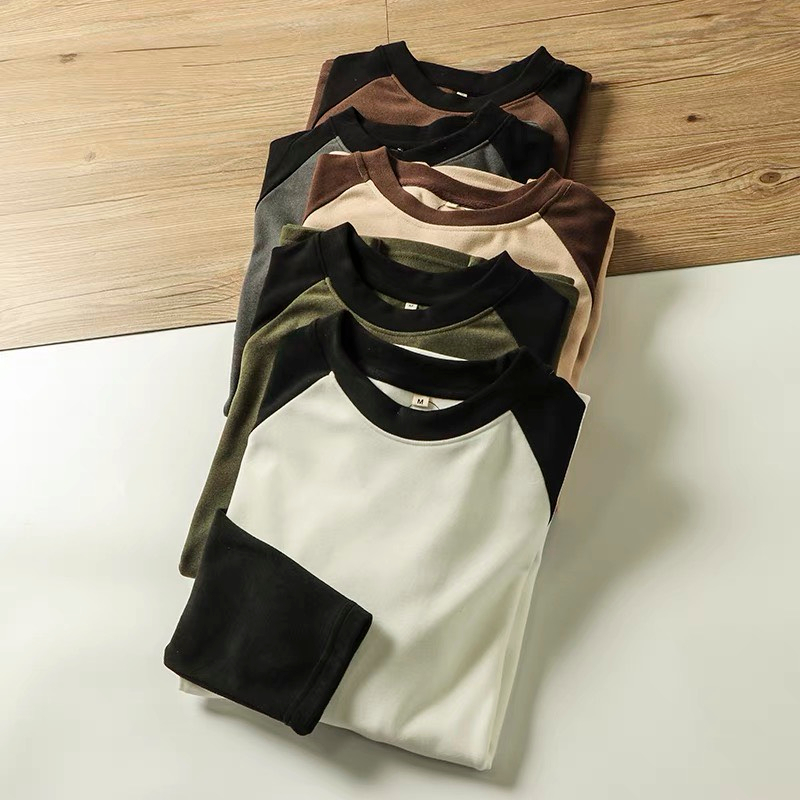 Áo thun Dài Tay unisex nam nữ đều mặc được chất cotton khô, Local brand by UzangShop. DTN 1996