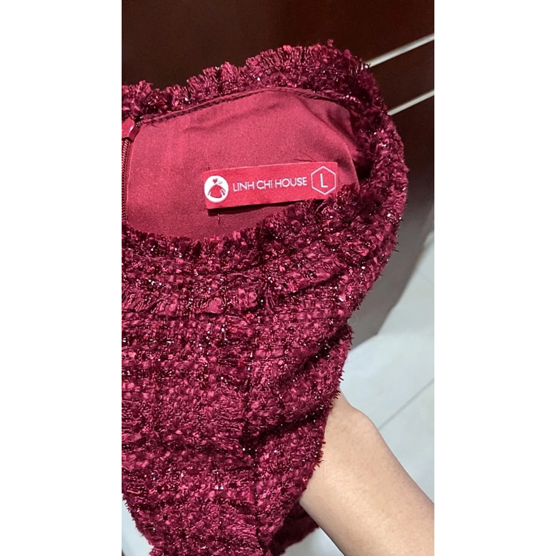 Đầm Thiết Kế Dạ Tweet LinhChi.House size L