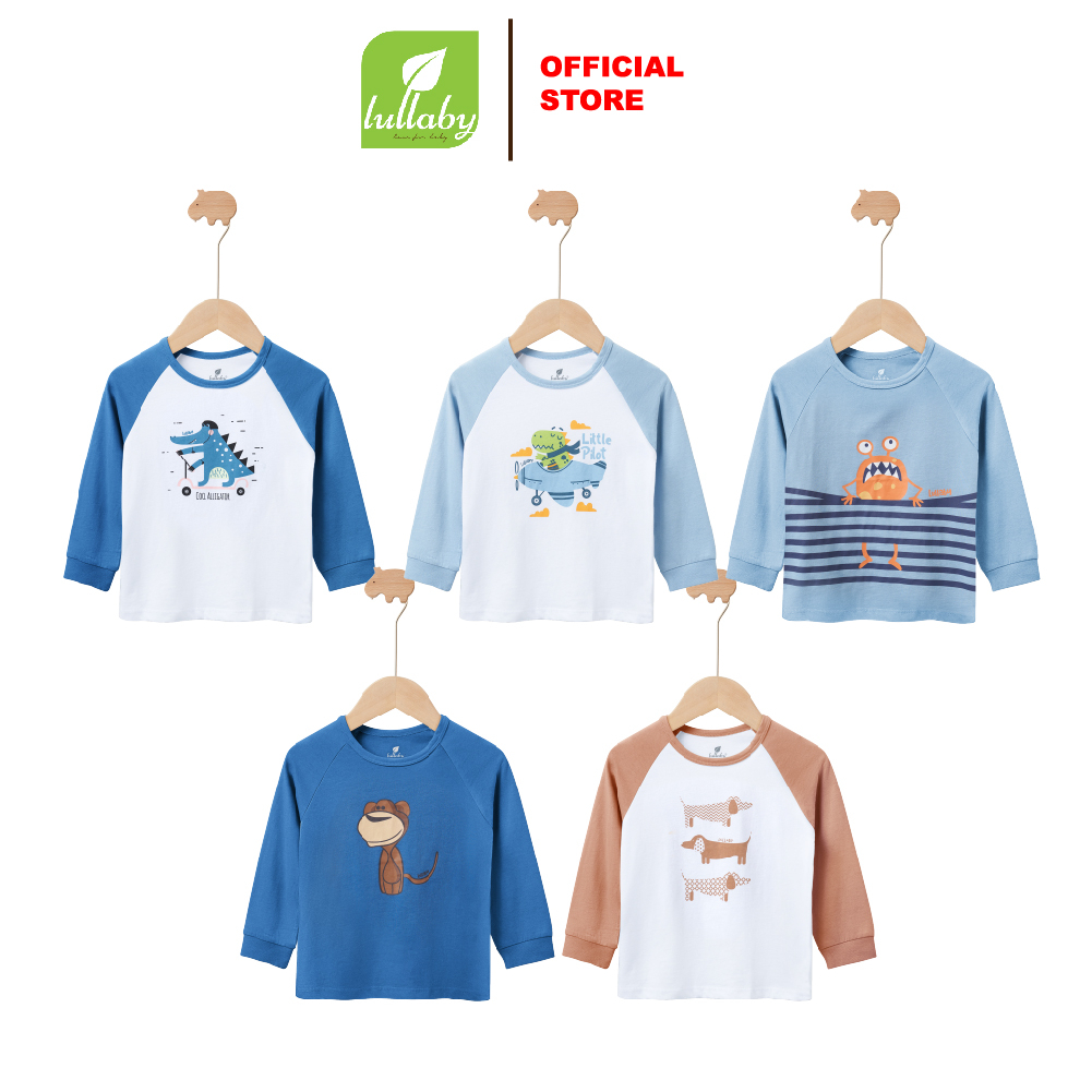 LULLABY - Áo dài tay raglan Bé trai NH226V