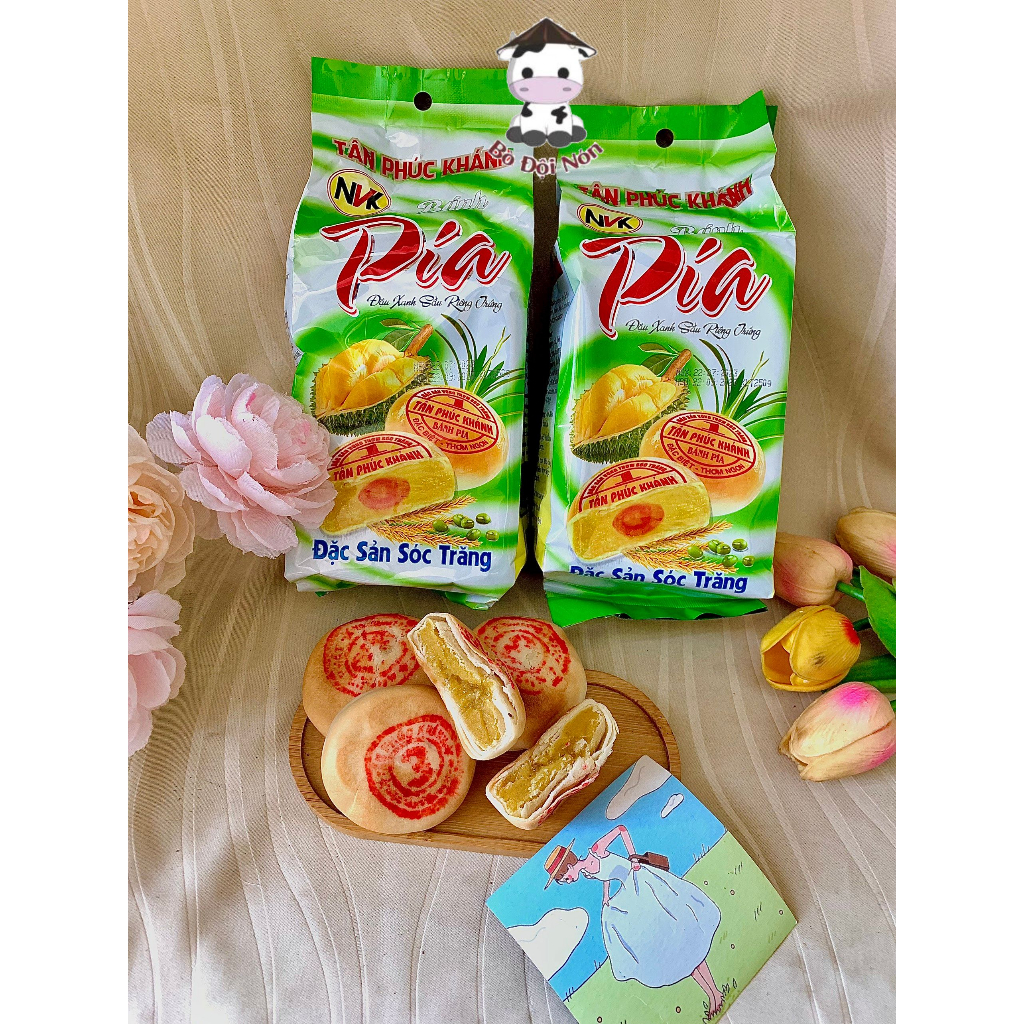 Bánh Pía Đậu Xanh Sầu Riêng 250g  Tân Phúc Khánh