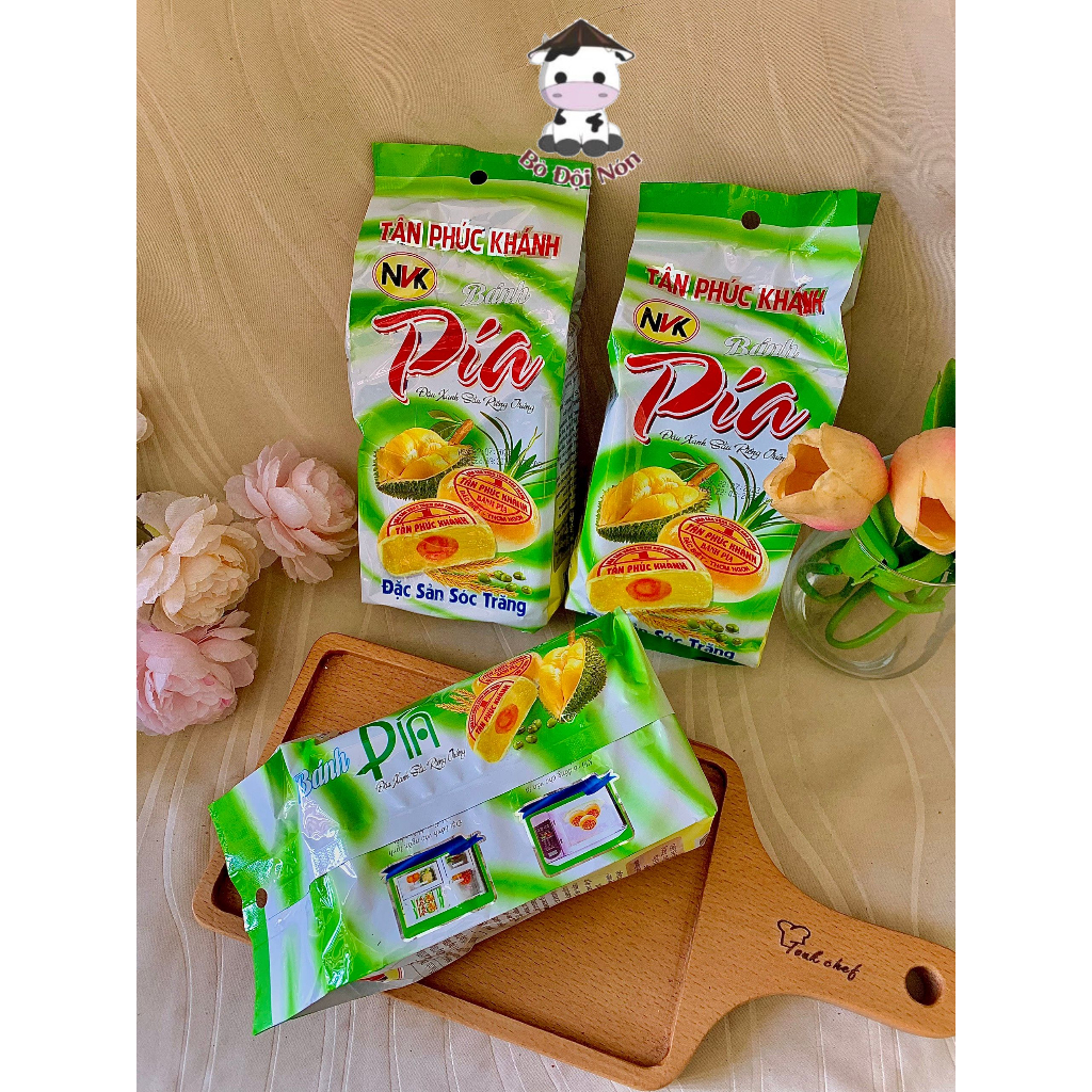 Bánh Pía Đậu Xanh Sầu Riêng 250g  Tân Phúc Khánh