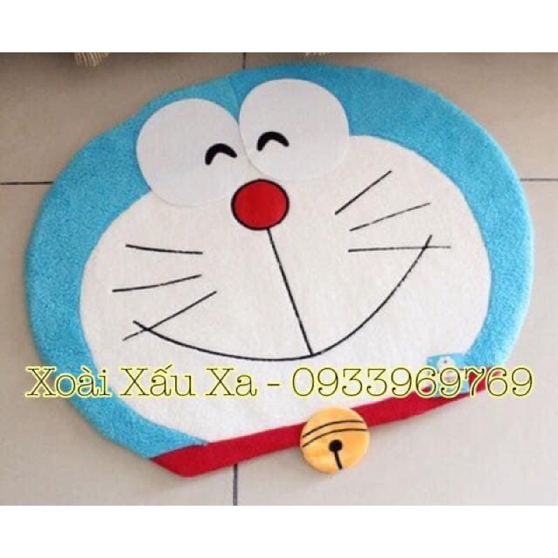 thảm hoạt hình đoraemon siêu xinh kích thước 55cm