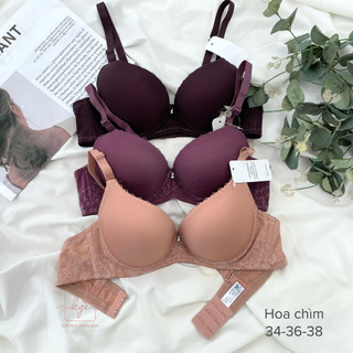 Áo ngực mặc áo dài trơn có gọng nâng vòng một đệm vừa cho ngực nhỏ hoachim