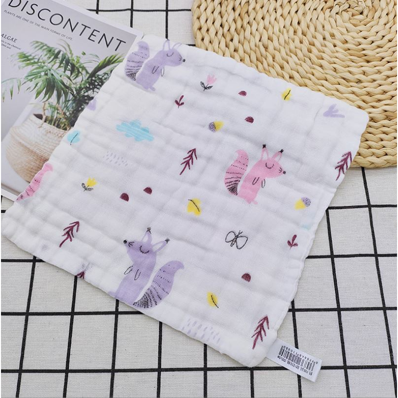 🔴Khăn sữa cho bé, khăn xô sữa 6 lớp mềm mại không xù lông cho bé JunJun