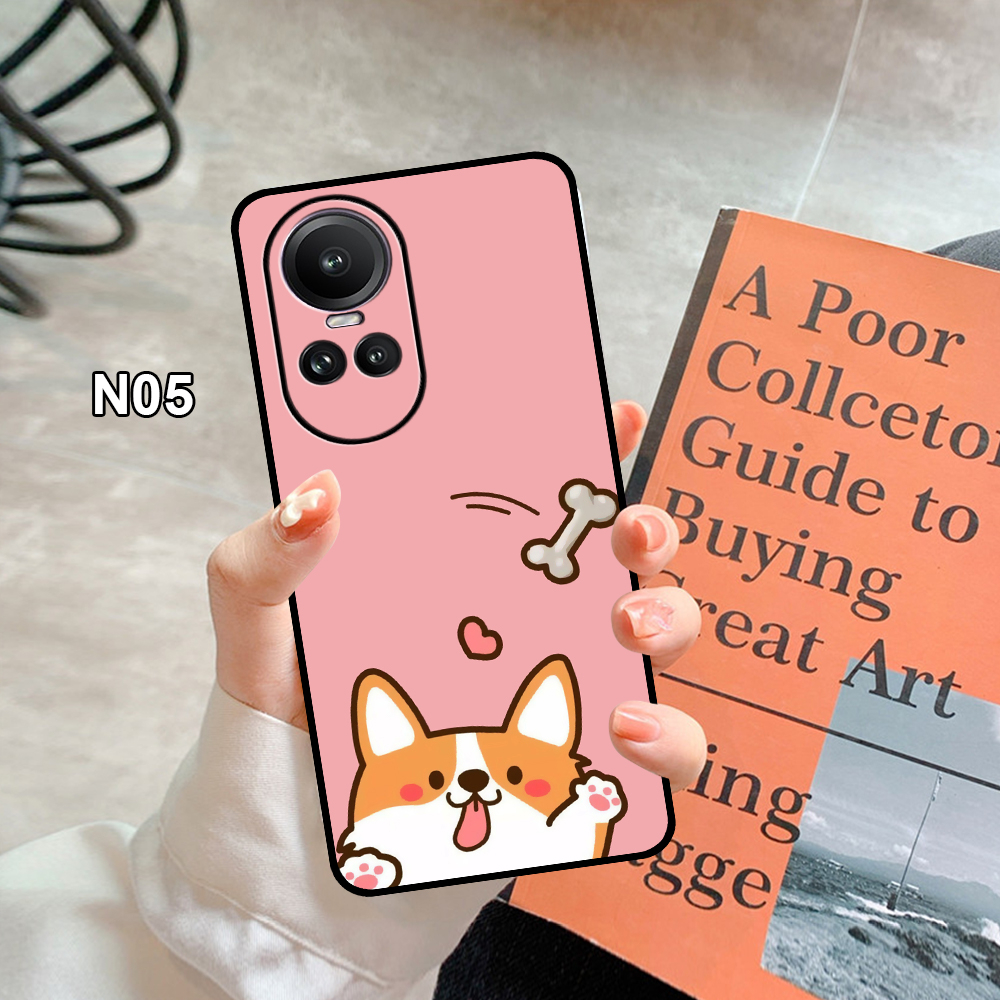 Ốp Lưng Oppo Reno 10 5G - Reno 10 PRO 5G - Reno 10 PRO+ 5G  In Hình Gấu Cute  -Trend- CASE88.