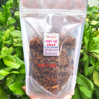 Chà bông chân nấm chay _ thịt dê chân nấm chay