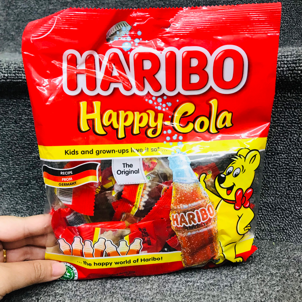 Kẹo dẻo Haribo Goldbears/Happy-Cola/Kinder Party 200G