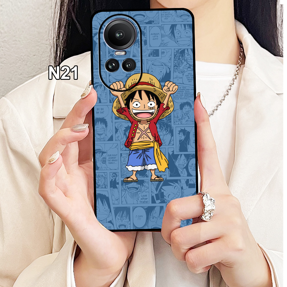 Ốp Lưng Oppo Reno 10 5G - Reno 10 PRO 5G - Reno 10 PRO+ 5G  In Hình Luffy Mavrel Chibi -Trend- CASE88.