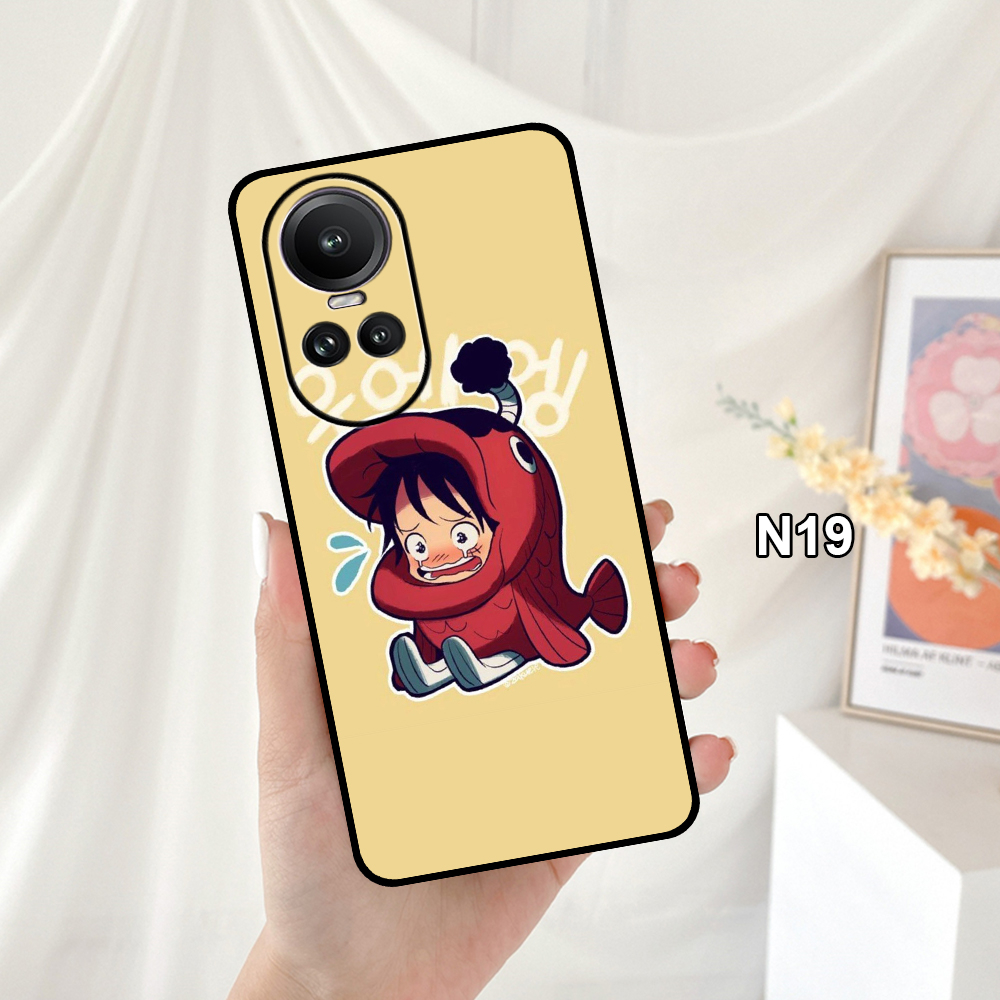 Ốp Lưng Oppo Reno 10 5G - Reno 10 PRO 5G - Reno 10 PRO+ 5G  In Hình Luffy Mavrel Chibi -Trend- CASE88.