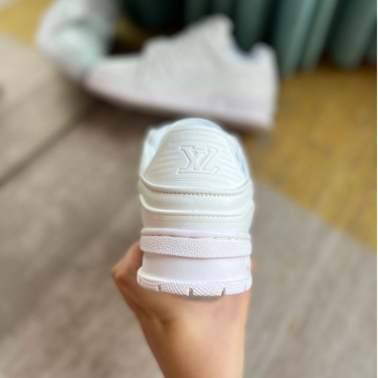 Giày LV Louis Vuitton Trainer White,Giày LV Louis Vuitton Bản Cao Cấp , Đế Tăng Chiều Cao,Full Box Bill