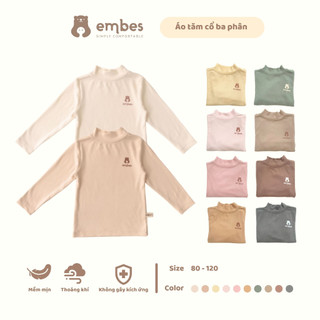 Áo giữ nhiệt cho bé trai bé gái Embes, áo giữ ấm cho bé từ 9-19kg