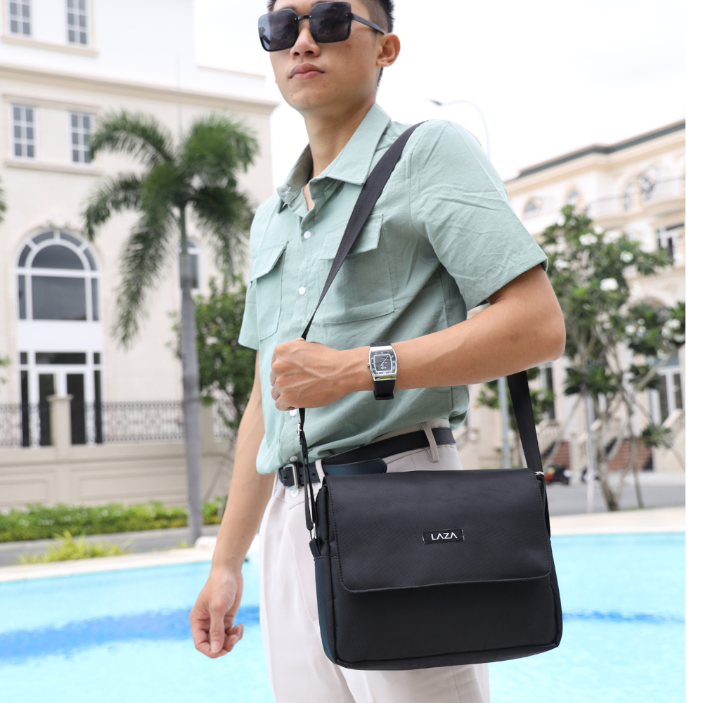 Túi đeo chéo nam thời trang LAZA Mano Bag 513 - Chất liệu Oxford trượt nước cao cấp - Bảo hành trọn đời