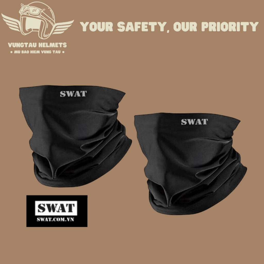 Khăn ống đa năng SWAT có phản quang - VungTau Helmets - Nón bảo hiểm chính hãng Vũng Tàu