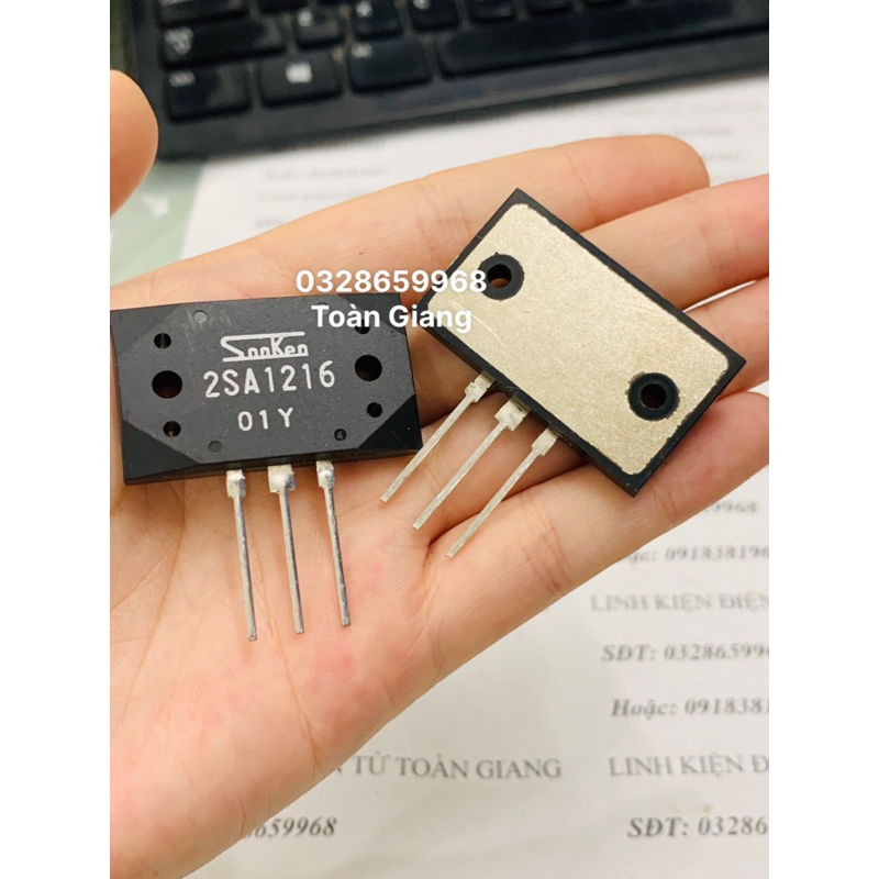 Cặp sò 2SA1216+2SC2922 Sanken 2 vít hàng tốt