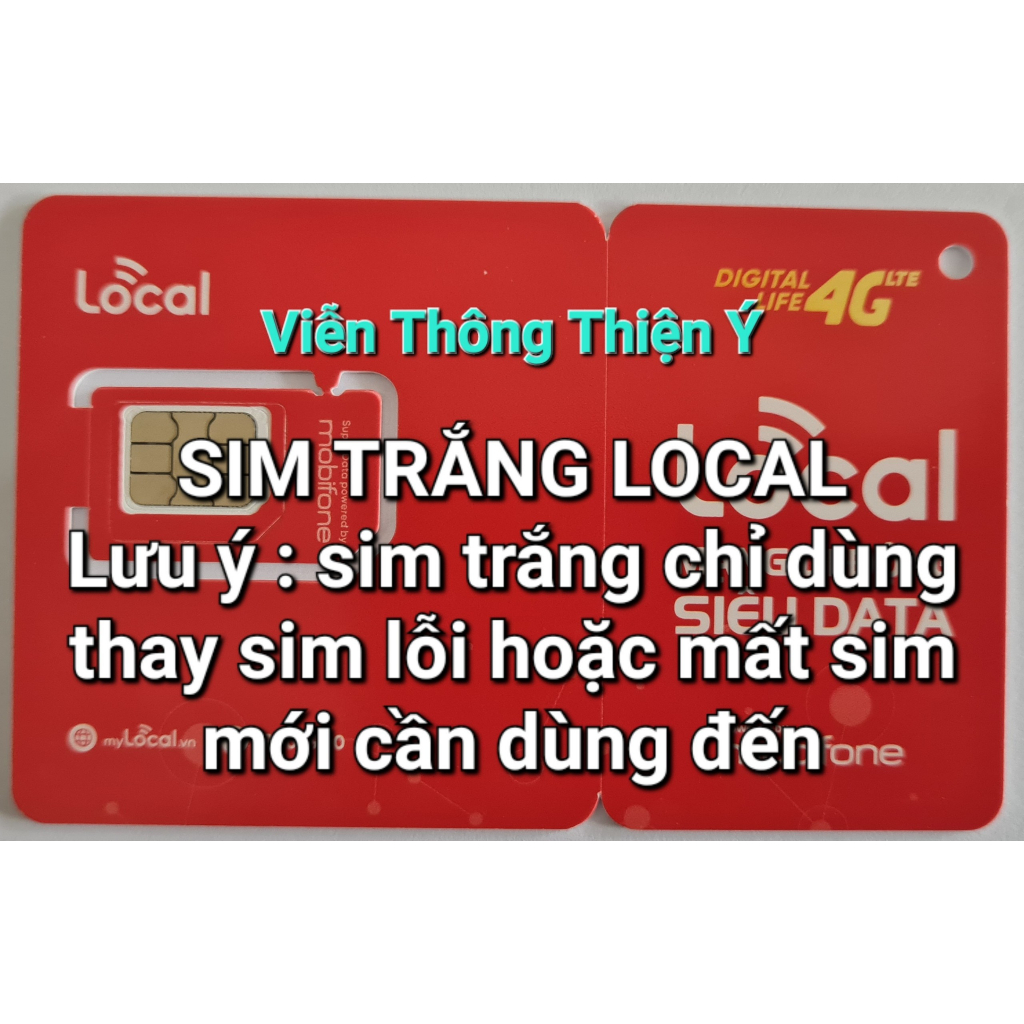 SIM TRẮNG LOCAL