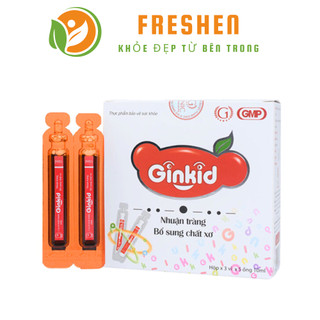 Ginkid Nhuận tràng Bổ sung chất xơ, hỗ trợ hệ tiêu hóa, giúp giảm chứng táo bón, phân sống, đầy hơi, chướng bụng