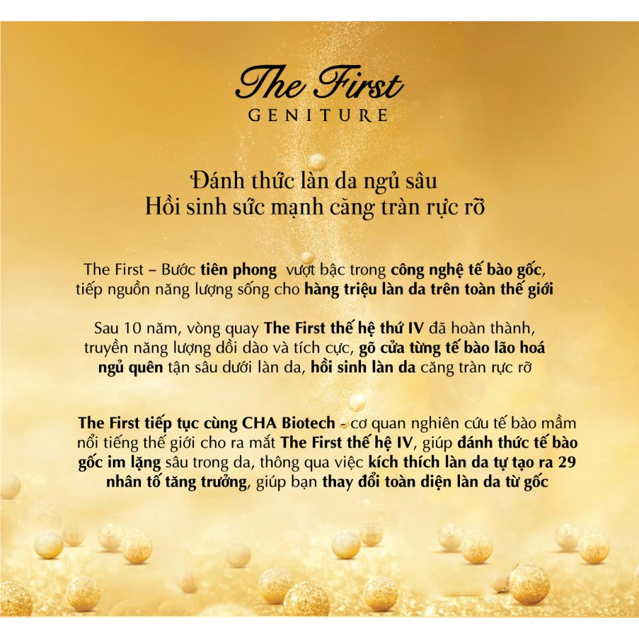 Nước hoa hồng cân bằng chống lão hóa da tái sinh da Toner OHUI The First Geniture Skin Softener 20ml