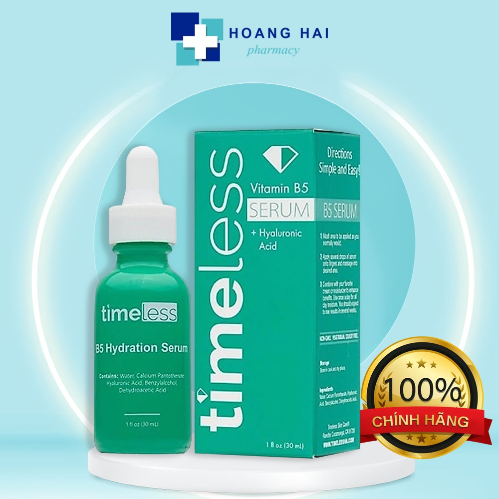 Tinh Chất Timeless Vitamin B5 + Hyaluronic Acid 30ml (cosmetic)