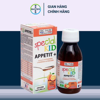 Siro Special Kid Appetit Giúp Bé Ăn Ngon Miệng,Thèm Ăn Tiêu Hóa Tốt Và Hấp Thu Dưỡng Chất Tối Đa Chai 125ml