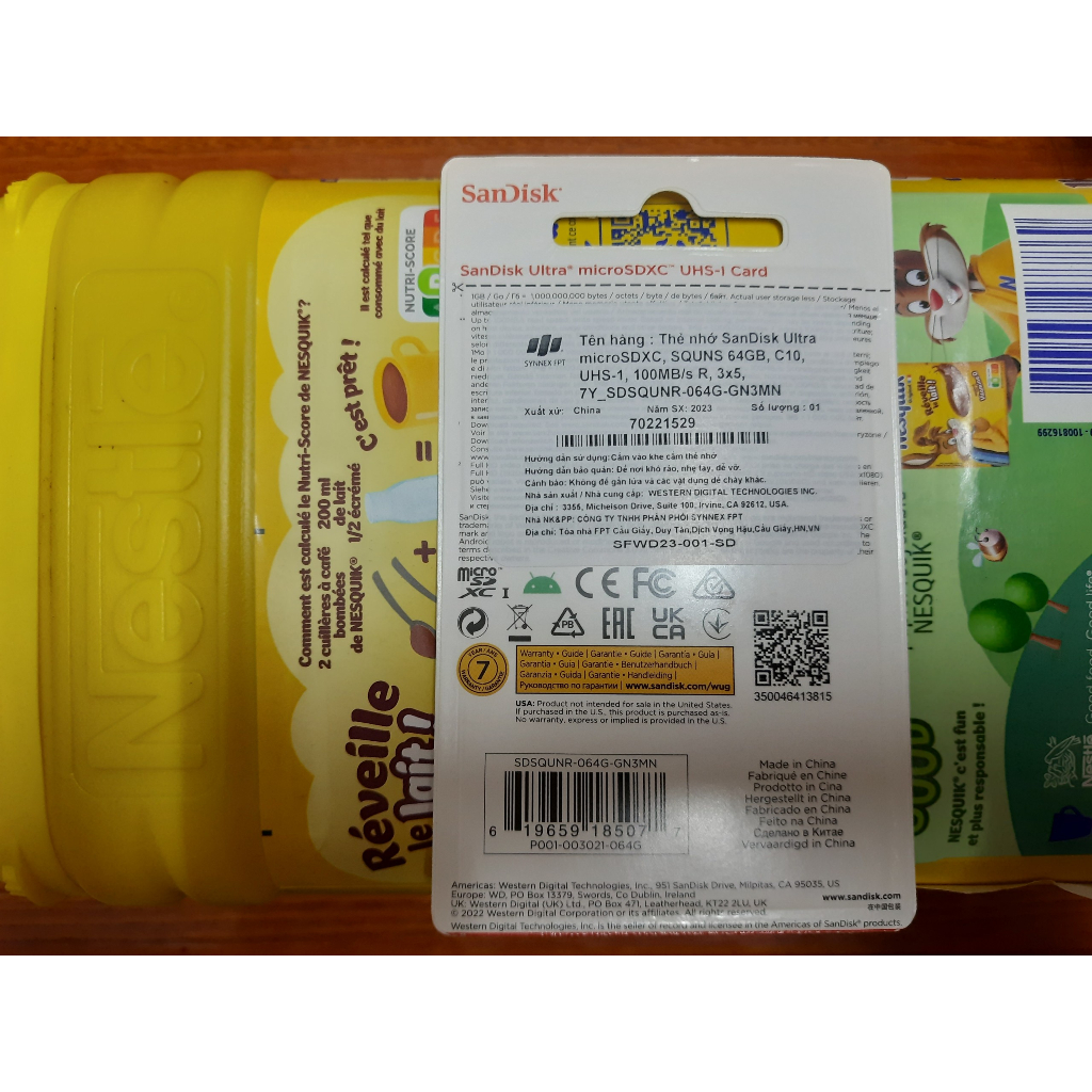 Thẻ nhớ Nhạc Lossless Micro SDXC Sandisk FLAC - WAV - Mp4 - Mp3 Tuyển Chọn Hay 1000 Bài 64Gb