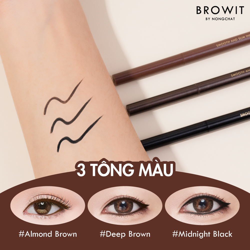 Kẻ Viền Mắt Trong Browit Smooth And Slim Inner Eyeliner 0.1g