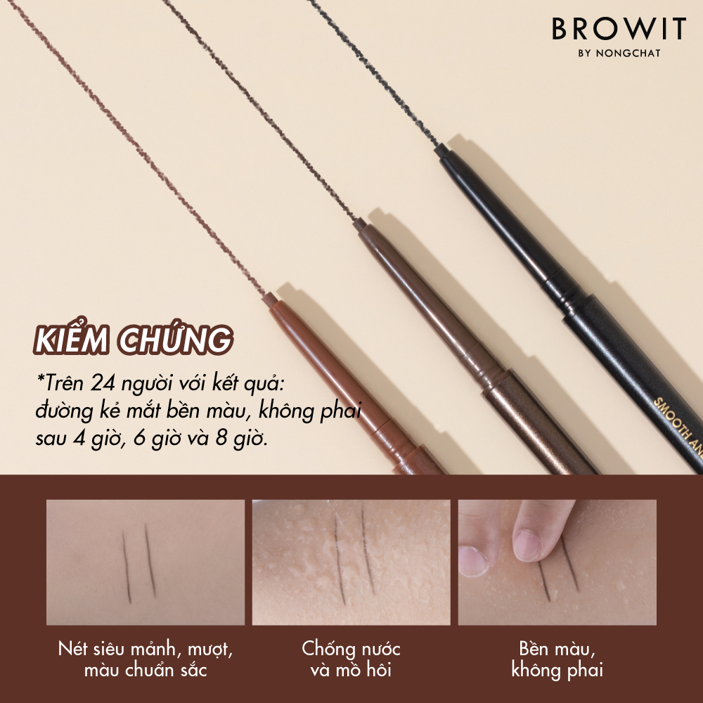 Kẻ Viền Mắt Trong Browit Smooth And Slim Inner Eyeliner 0.1g