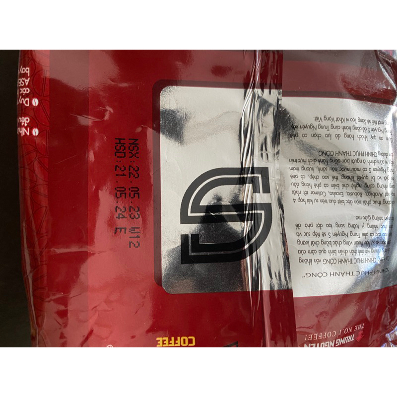 Cà Phê Trung Nguyên S 500g - date 2024