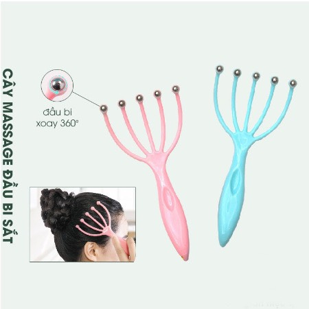 Cây massage LƯỢC TÂM thư giãn giảm đau đầu căng thẳng