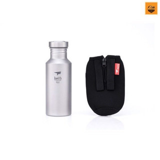 Keith bình titanium 700ml kèm bao vải ti3032