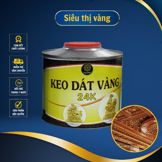 Lọ 500g Keo dán vàng 24K chuyên dát đồ gỗ, kim loại, nhựa, đá, thủy tinh, gốm sứ, dát vàng thật, vàng công nghiệp
