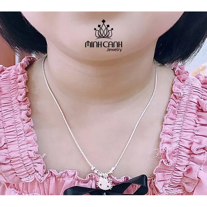 Dây Chuyền Mèo Hello Kitty Mix Bi - Minh Canh Jewelry